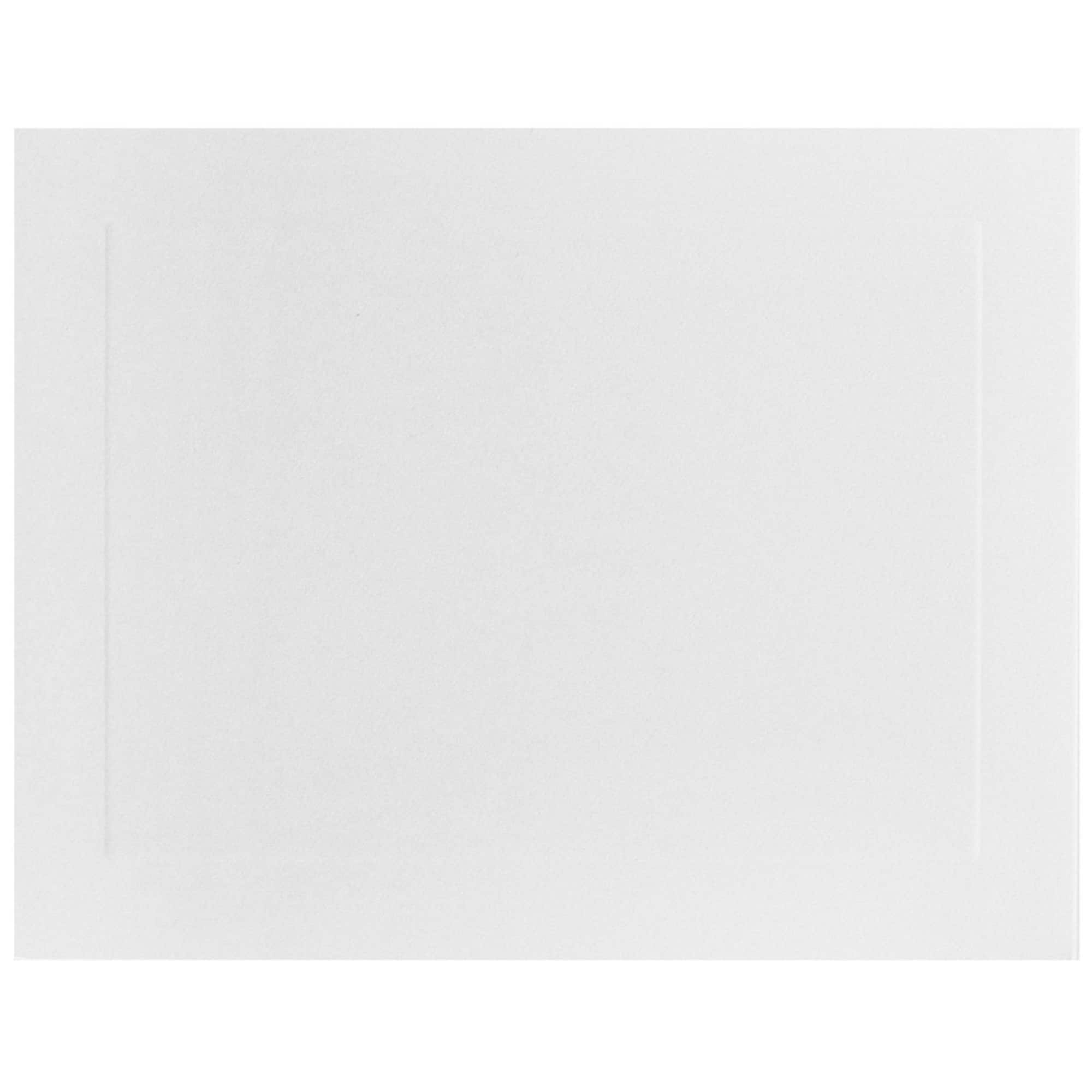 JAM Paper 4.25" x 5.5" Panel Blank Flat Note Cards
